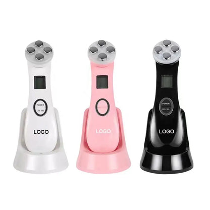 5-IN-1 RF LED Photon Skin Care Beauty Device EMS Facial Electroporation Radio Frequency Face Lifting Tighten Wrinkle Removal