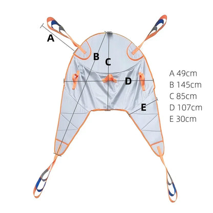 Long-term Bed Paralysis Transfer Position Assistive Device Nursing Special Transfer Straps For Shift Machines Patient Lift Sling