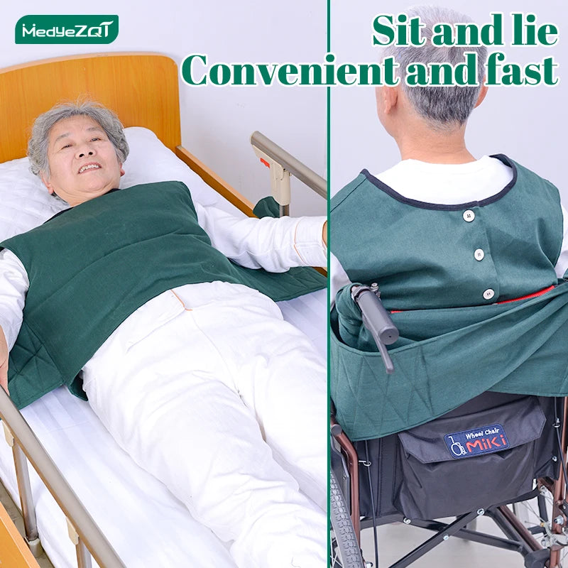 Anti-fall restraint vest for Alzheimer's patients, limiting patients from falling from the bed wheelchair, agitation, fall injur