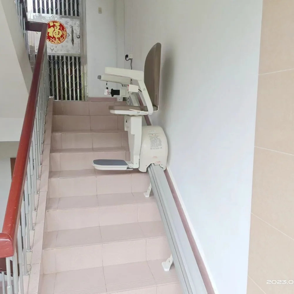Factory Indoor Steel Automatic Straight Stair Lift Chair Stair Lifter for the elderly