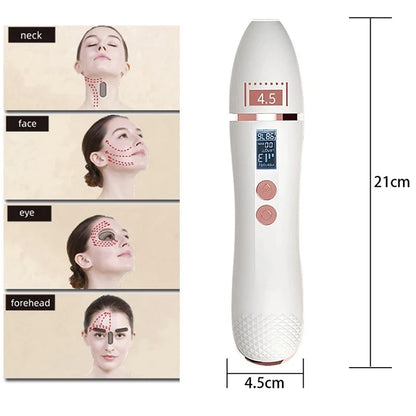 Handheld 7D Mini Ultrasonic Face Lifting Massager Wrinkle Removal Anti-Aging Skin Tightening Eye Care SPA Beauty Machine