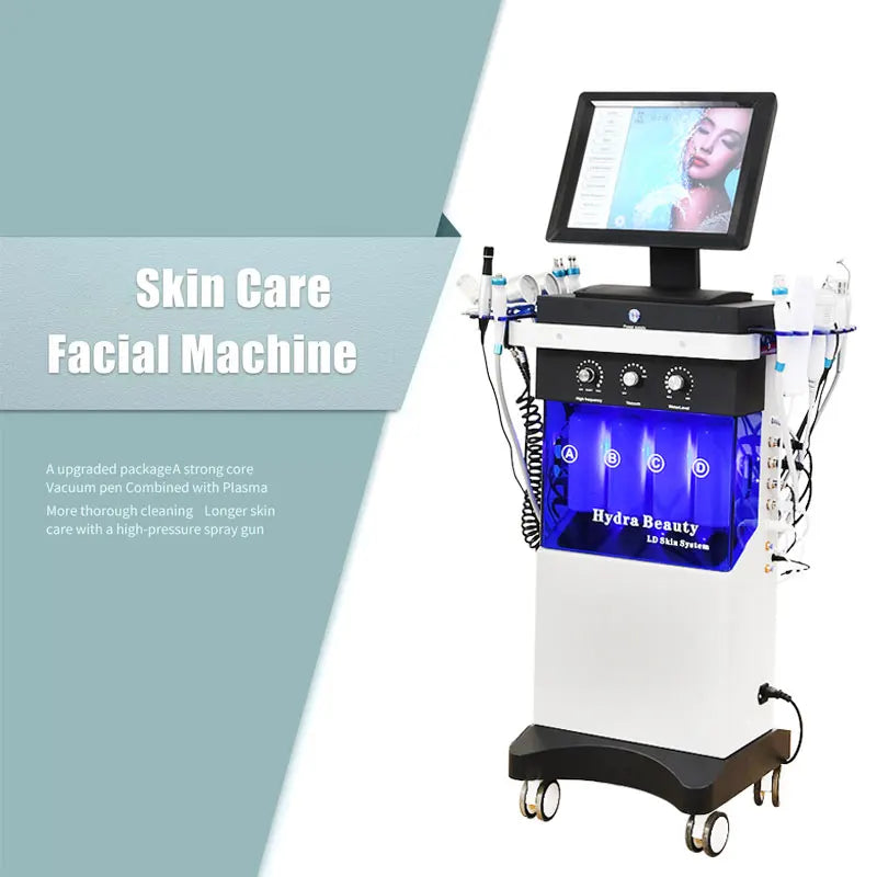 14 In 1 hydra beauty facial  Machine Skin Peeling hydra beauty facial Hydradermabrasion Korea Aqua Peel Machine