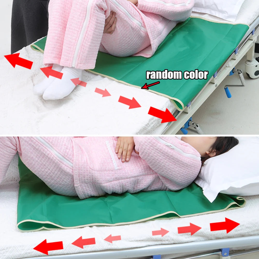 1x Reusable Washable Shift Slide Sheet Transfer Bed Cloth Sliding Sheet Body Lifting Position Pad for Elderly Disabled Bedridden