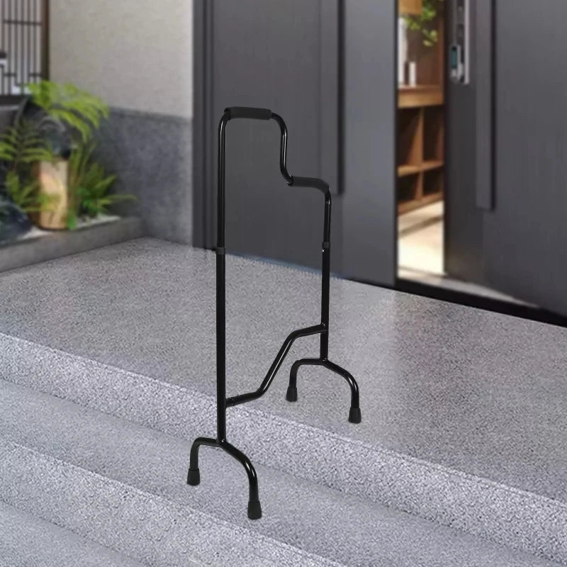 Stair Climbing Assist Cane & Elderly Stair Lift Assist Adjustable Height with Anti-Slip Handle , 300lbs Capacity for Seniors