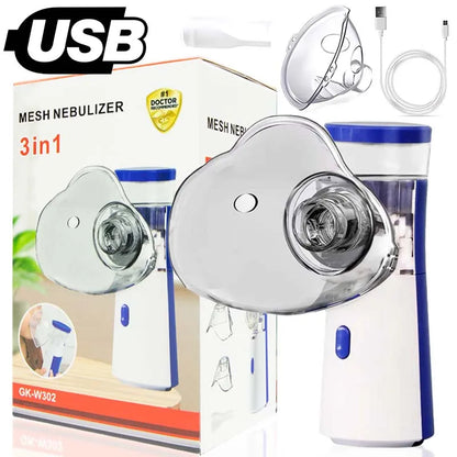Medical Silent Mesh Nebulizer Handheld Asthma Inhaler Atomizer Children Health Care Mini Portable Nebulizer Humidifier