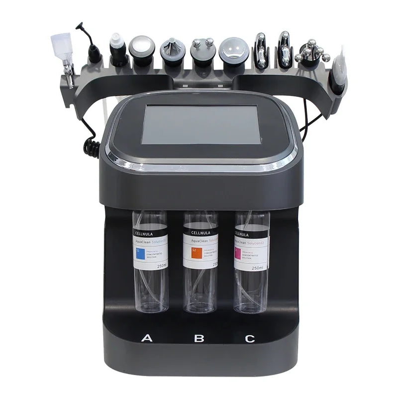 2025 10 in 1 Hydro Dermabrasion Machine Facial Deep Cleaning Eye Lifting Water Oxygen Spray Skin Care Bubble SPA Beauty Device