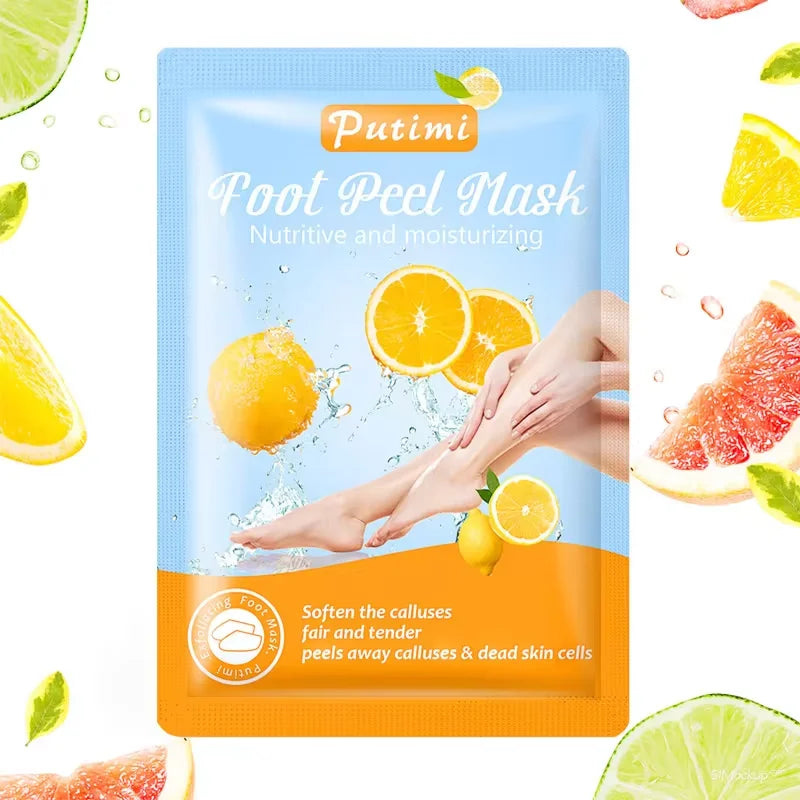 1 Pag = 1 Pair Honey Foot Mask For Remove Dead Skin Calluses Exfoliating Foot Mask Feet Cream Whitening Foot Spa Skin Care Tool