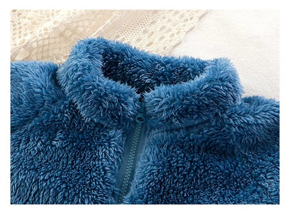 Children's Clothing Sets Autumn Winter Thick Warm Coats Tops + Pants 2Pcs Kids Winter Girl Clothing Sets 1-4 Years Baby Outfits