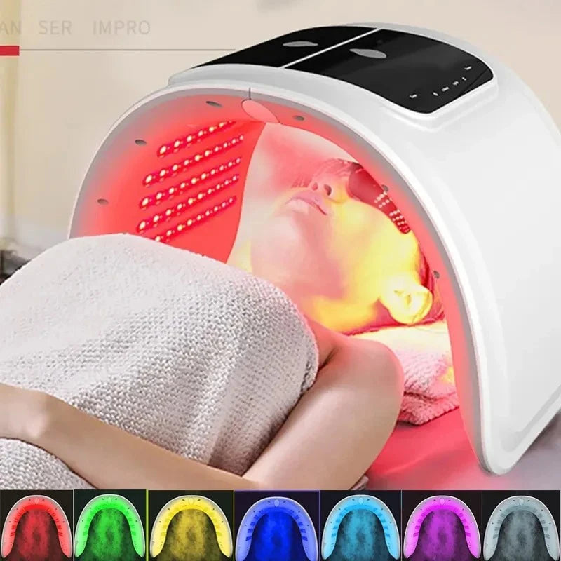7 Colors LED Face Mask PDT Equipment SPA Facial Spray Device Skin Rejuvenation Light Facial Body Beauty Machines For Skin Care
