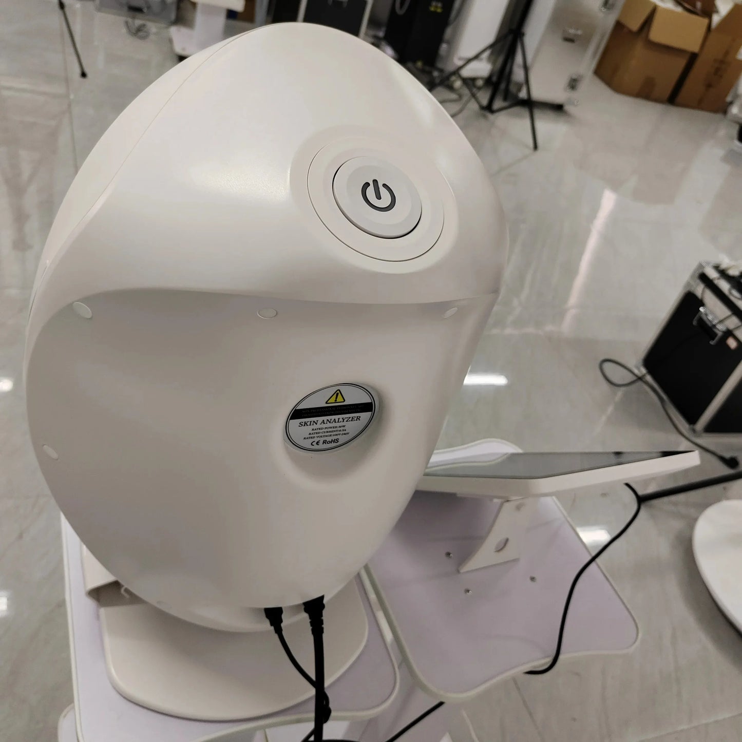 New 3D Facial Skin Analyzer Machine 15.6 inch Skin Analyzer Facial Machine 8 Light Spectrum Skin Analysis Scanner