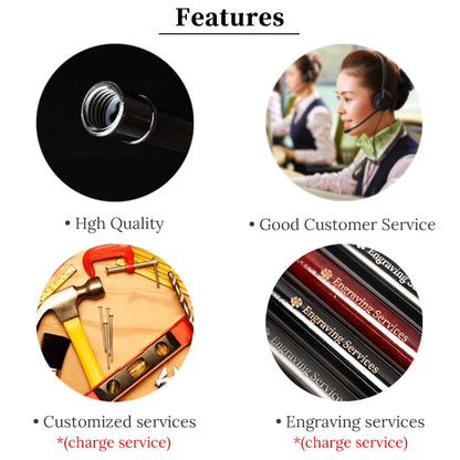 85cm to 95cm Two styles Adjustable Folding Walking Stick Men And Women White Resin Handle Black Aluminum Alloy Elegant Canes