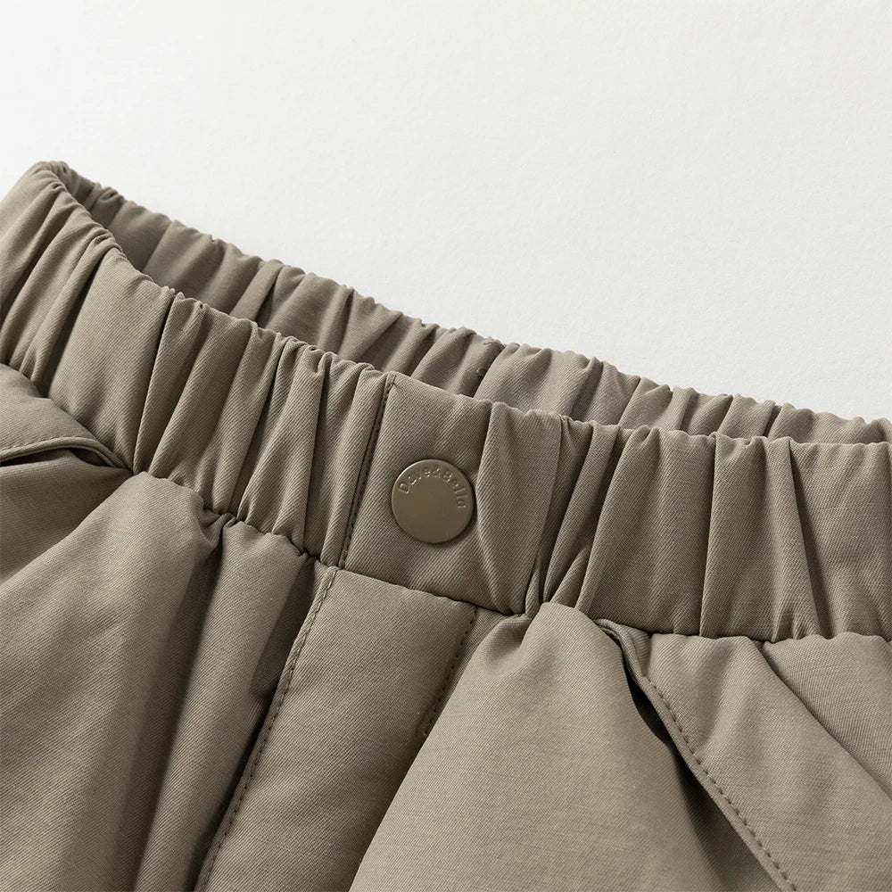 Dave Bella Children's Pants Winter Boys Girls Thicken Warmth White Duck Down Pants Baby Trendy Sports Leisure Trousers DB6434-B