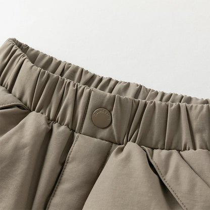 Dave Bella Children's Pants Winter Boys Girls Thicken Warmth White Duck Down Pants Baby Trendy Sports Leisure Trousers DB6434-B