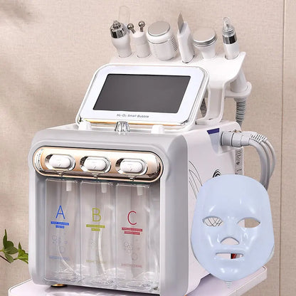 7 in 1 Aqua Peeling H2O2 Facial Machine Hydra Water Dermabrasion Skin Scrubber Peel Oxygen Jet Facial Machine