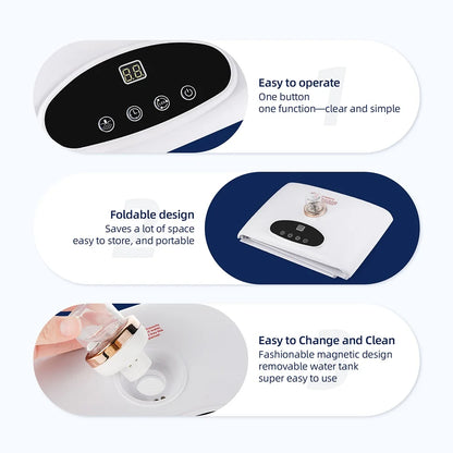 7 Colors LED Photon Machine With Nano Spray Skin Moisturizing Face Humidifier Nano Spray LED Facial Body SPA Skin Care Lamp