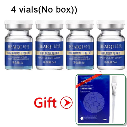80% Blue Sponge microalgae Kit Face Collagen Regeneration Natural Biological Extract Sponge Spicules Resurfacing Skin Care