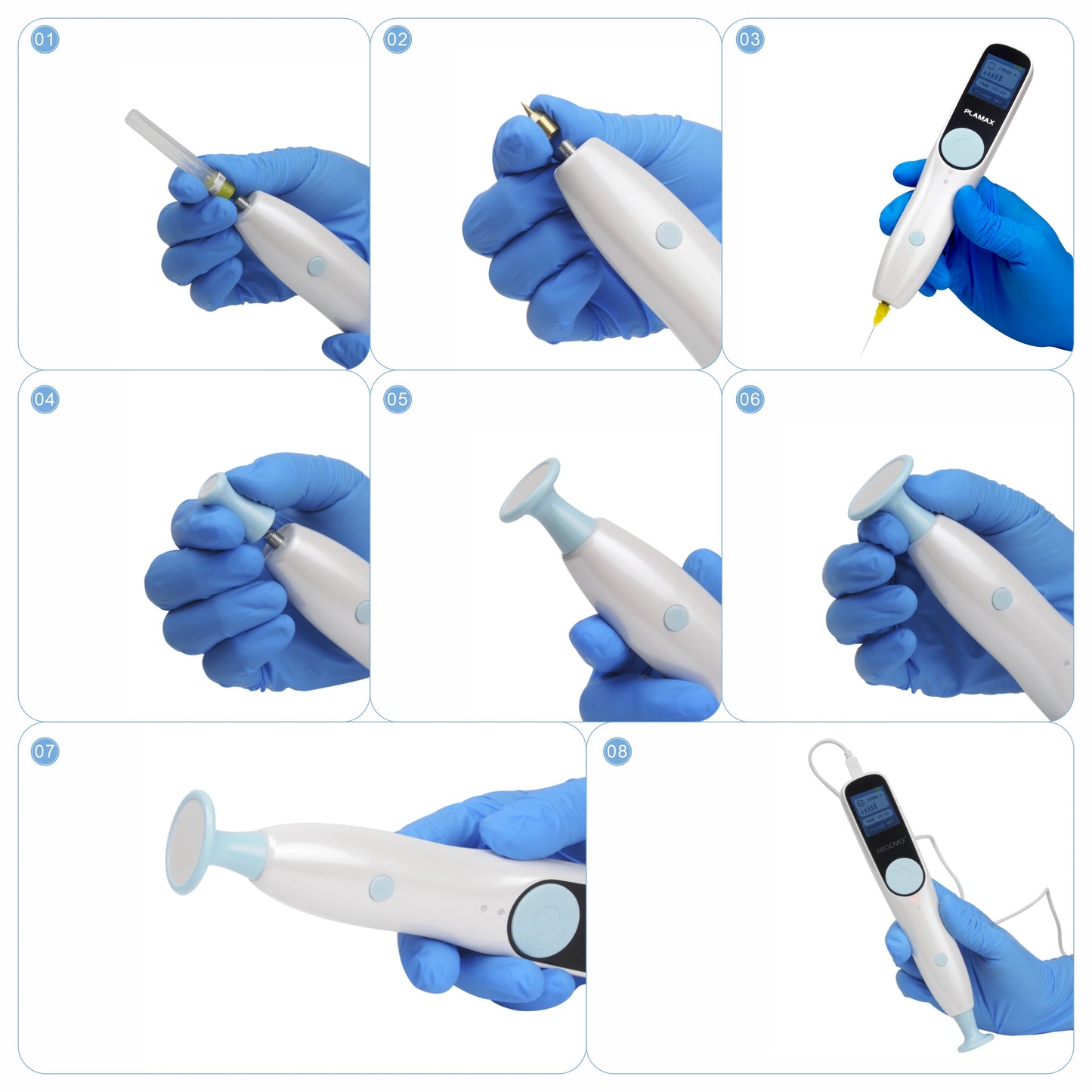 Plamax Ozone Professional Plasma Fibroblast Pen Sterilize Acen Skin Tag Auto Remover Skin Eyelid Lift Beauty Tool Tip