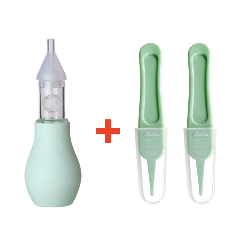 Silicone Nasal Aspirator for Baby Suction Pump Nose Cleaner Children Kids Soothing Nose Cleaning Device Nasal Cleaning Tools