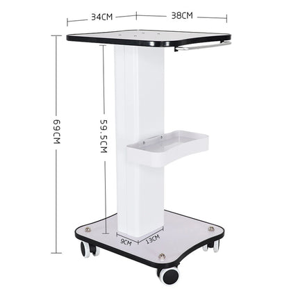 40Kg Salon Rolling Trolley Cart SPA Beauty Salon Storage Equipment Machine Stand Organizer Spa Cart Max Load