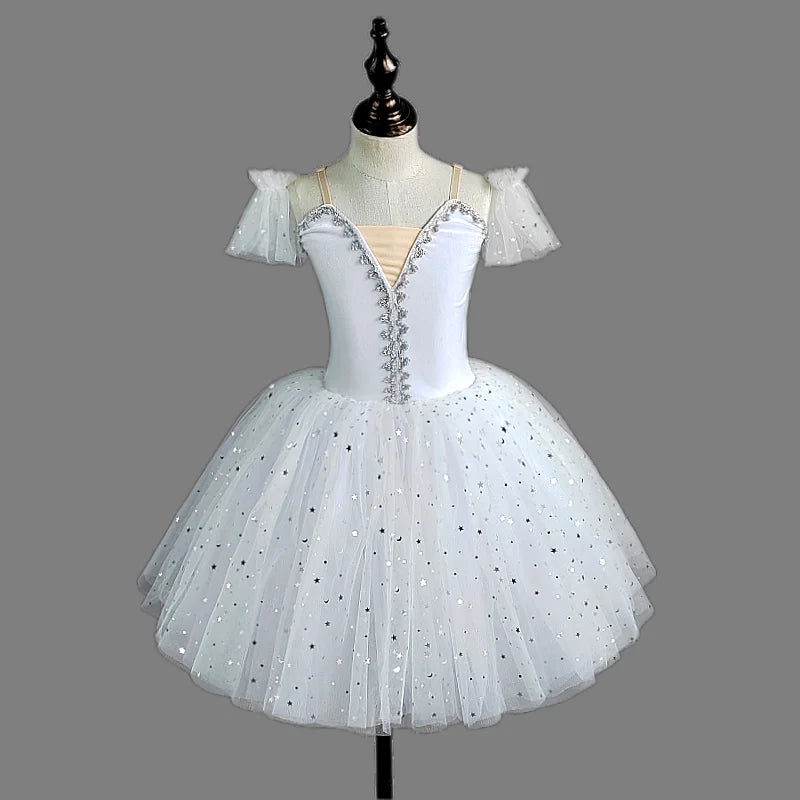 Children's Ballet Skirt, Girls' Dance Skirt, Sequin Dress, Children's Dance Skirt, Collective Program Performance Clothing