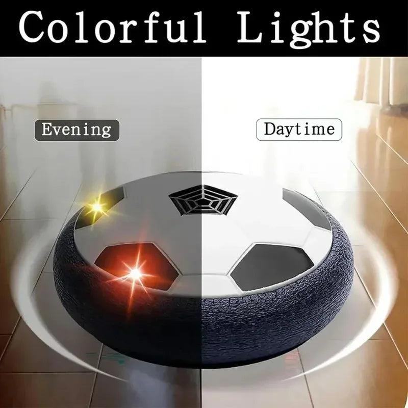 LED Hover Soccer Ball Toy Bubble Floating Football Interactive Toy with Music Lights Indoor Outdoor Sports Game for Kids Gift