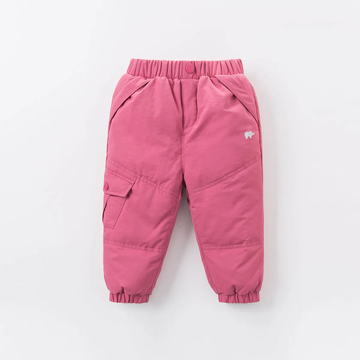 Dave Bella Children's Pants Winter Boys Girls Thicken Warmth White Duck Down Pants Baby Trendy Sports Leisure Trousers DB6434-B