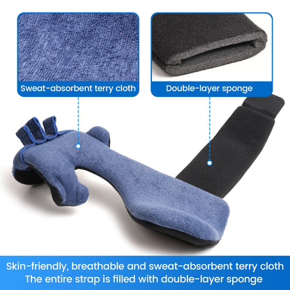 VELPEAU Hand Splint Orthosis for Stroke Finger, Arthritis and Carpal Tunnel Pain Wrist Brace Immobilizer with Finger Separator