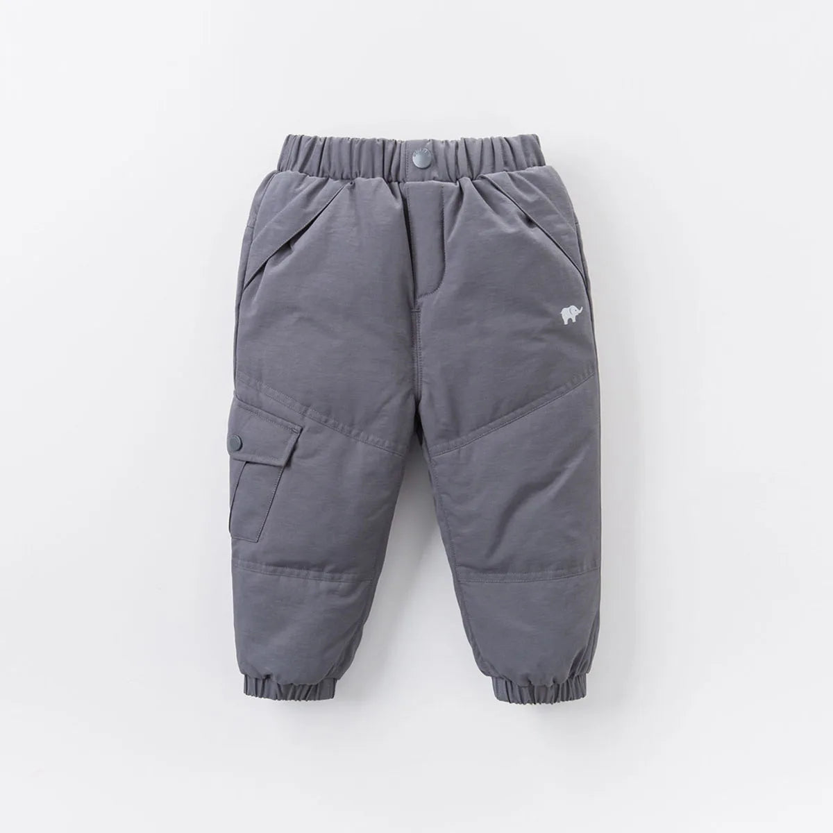 Dave Bella Children's Pants Winter Boys Girls Thicken Warmth White Duck Down Pants Baby Trendy Sports Leisure Trousers DB6434-B