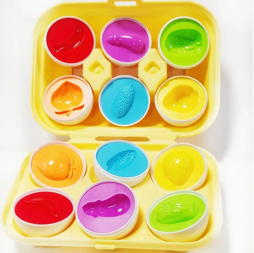 Geometric shape matching twisty eggs children's early education enlightenment smart eggs color recognition toys