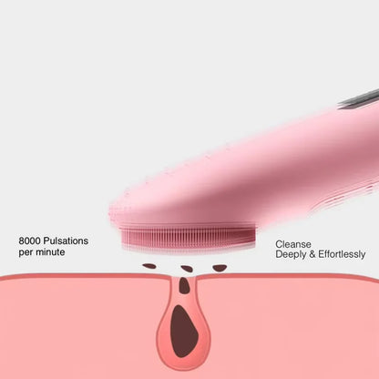 Electric Silicone Face Washing Brush Massage for Skin Tightening Pore Cleansing Facial Beauty Device