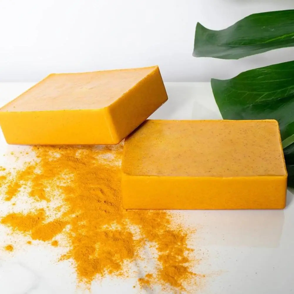 Turmeric Kojic Acid Soap Facial Cleaning Lemon Soap Moisturizing Turmeric Soap  Cleaning Soap For Face Body Skin Care