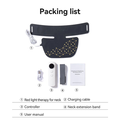 Hello Face Rechargeable Red Light Therapy Mask for Face & Neck  Infrared LED Mask Skincare Device for Glowing Skin