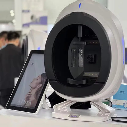 New 3D Facial Skin Analyzer Machine 15.6 inch Skin Analyzer Facial Machine 8 Light Spectrum Skin Analysis Scanner