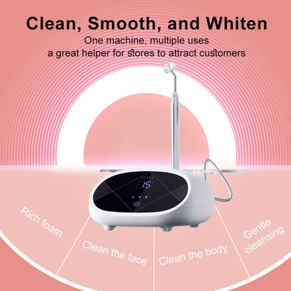 VLVEE New Professional Bubble Beauty Machine Facial Cleaning Device Dense Foam 3 Gears Speed Adjustment Brighter Skin