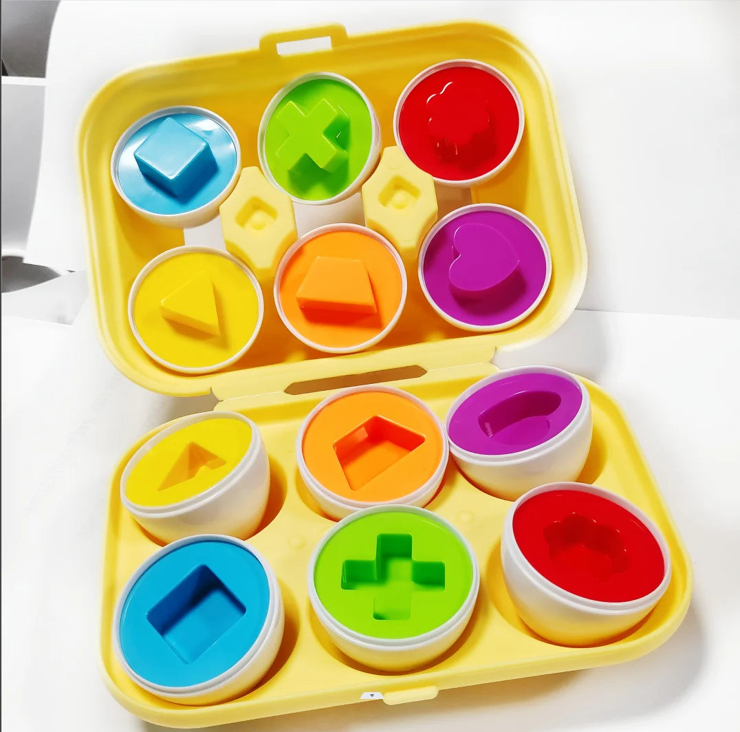 Geometric shape matching twisty eggs children's early education enlightenment smart eggs color recognition toys