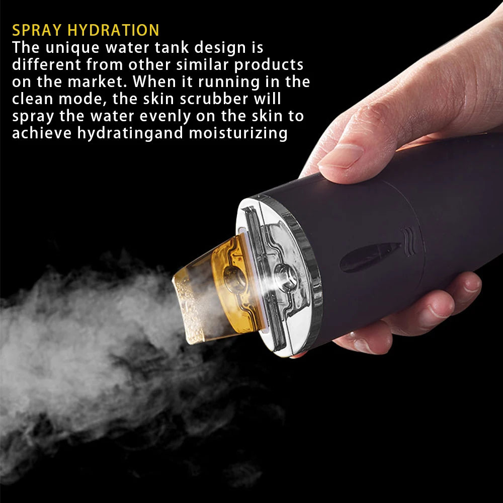 New Ultrasonic Skin Scrubber Vibration Face Spatula Blackhead Remover Shovel Clean Cavitation Peeling Facial Lifting EMS Machine