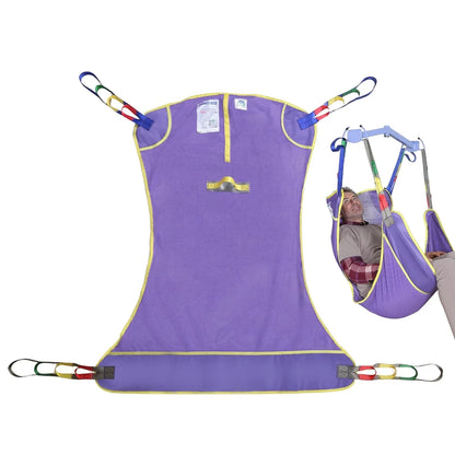 Ehucon Universal Full Body Patient Lift Sling Medical Hoist Sling for Bed Positioning Assist and Transfer Disabled