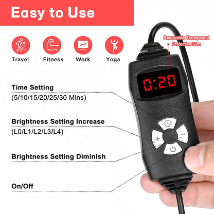 Red ＆Infrared Light Therapy Belt 850nm 660nm LED Beauty Devices fo Wrap Burn Fat Face Wrap Slimming  Waist Heat Pad Full Body