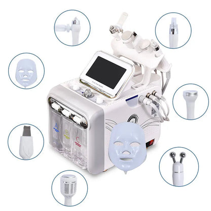7 in 1 Aqua Peeling H2O2 Facial Machine Hydra Water Dermabrasion Skin Scrubber Peel Oxygen Jet Facial Machine