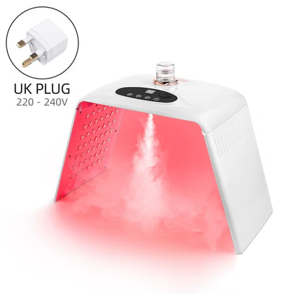 7 Colors LED Photon Machine With Nano Spray Skin Moisturizing Face Humidifier Nano Spray LED Facial Body SPA Skin Care Lamp
