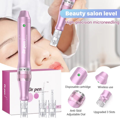 Authentic Dr. Pen Ultima M7 10 Pcs Needles Multi-function Facial Mesotherapy Micro Skin Wireless Electric Derma Beauty Device