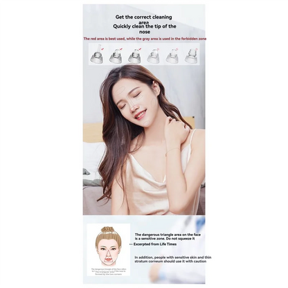 【A04R】Blackhead Sucker Deep Clean Machine Heating Type Acne Remover Blackheads Heated Face