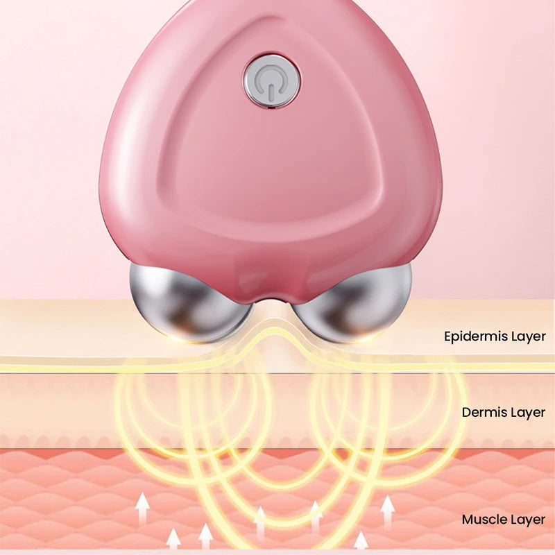Microcurrent Face Lift Device Roller Mini Skin Tightening Charging Face Anti Wrinkle Rejuvenation Beauty Photorejuvenation Care