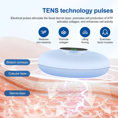 V Line Face Slimming Strap Facial EMS Lifting Machine Microcurrent Face Massager Low Frequency Pulse Chin Cheek Lift Up Belt