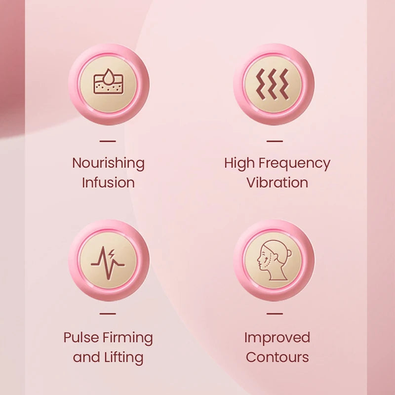 Microcurrent Face Lift Device Roller Mini Skin Tightening Charging Face Anti Wrinkle Rejuvenation Beauty Photorejuvenation Care