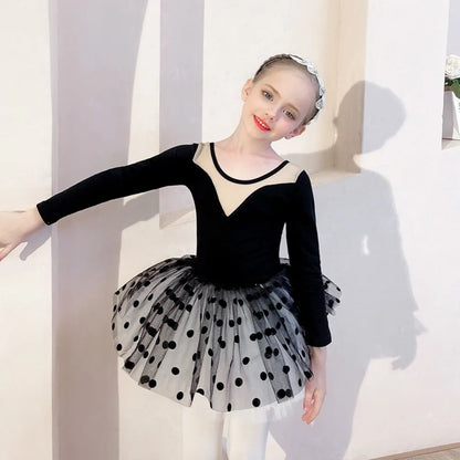 Dance Wear Stage Ballet Dress Tutu Girl Skirts Children's Clothing Kids Clothes Costumes Cute Baby Summer Casual Elegant Set