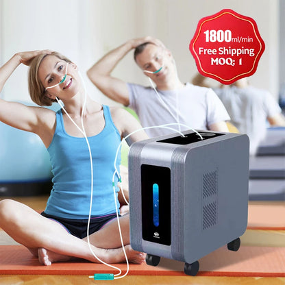 High Purity Hydrogen Water Generator Quiet Hydrogen Inhalation Machine O2 HHO Double Outlet Hydrogen Water Device 1200ML 1800ML