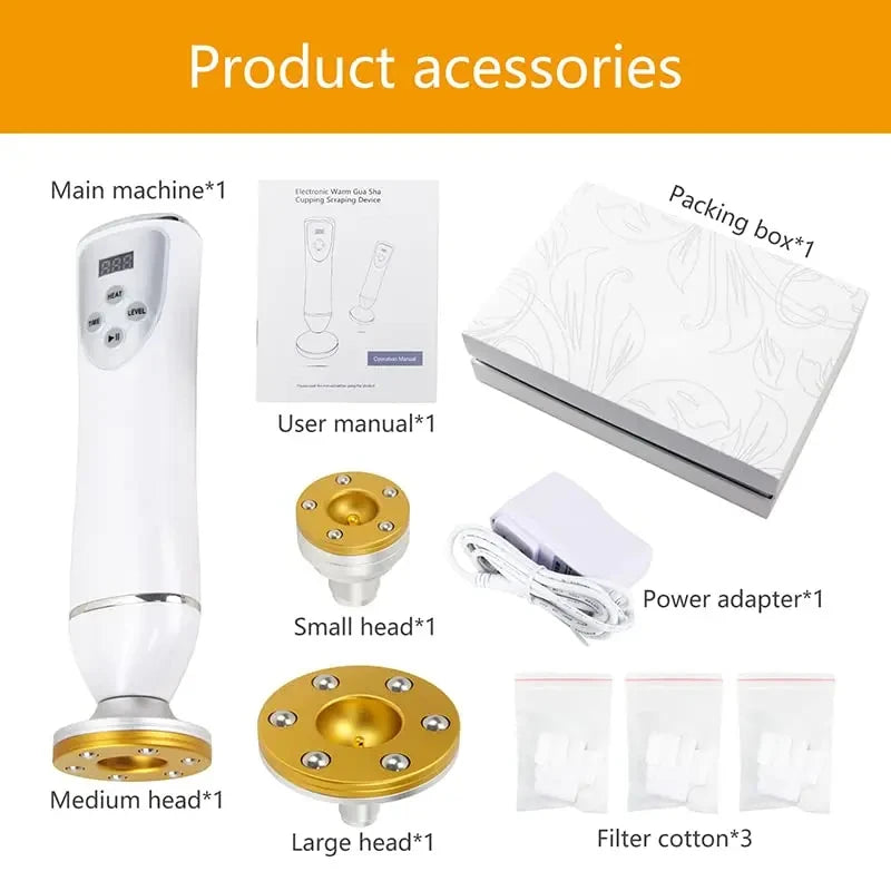 Heating Fat Burning Massage MachineElectric Scraping Device Vacuum Negative Pressure Physiotherapy Instrument Meridian dredging