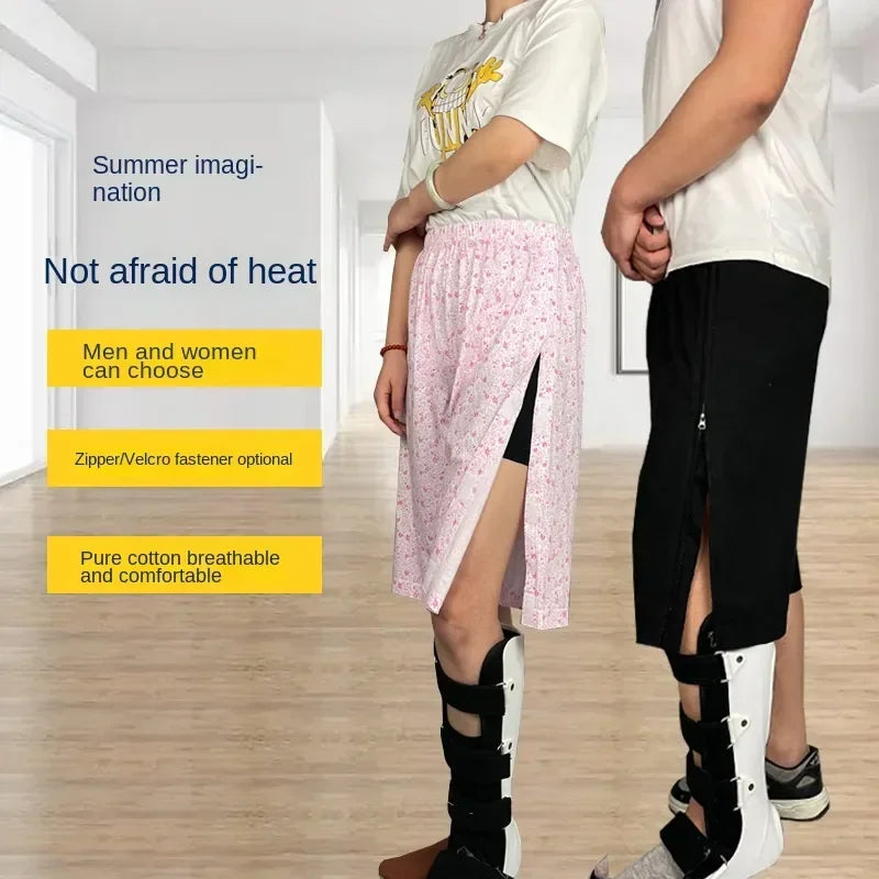 Summer Elder Adult After Fracture Operation Bedclothes Nursing Pants Are Easy To Wear and Take Off  Disability Aids