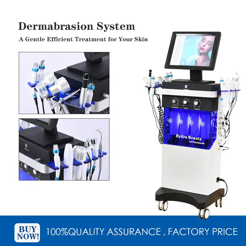 14 In 1 hydra beauty facial  Machine Skin Peeling hydra beauty facial Hydradermabrasion Korea Aqua Peel Machine